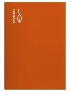 LIBRETA ESCOLOFI F 50h MILIMETRADO 4x4x16 70g NARANJA