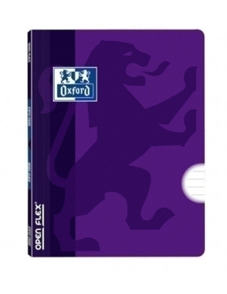 LIBRETA GRAPADA OXFORD SCHOOL OPENFLEX A4 48h HORIZONTAL LILA