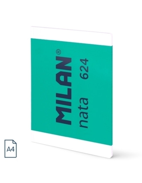LIBRETA MILAN NATA 624 since 1918 A4 48h HORIZONTAL 95g VERDE
