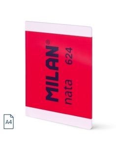 LIBRETA MILAN NATA 624 since 1918 A4 48h LISO 95g ROSA