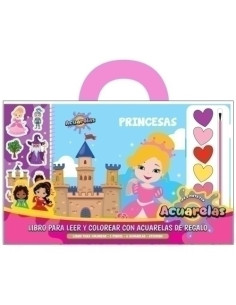 LIBRO DE ACUARELAS PEPITA MANOLITO BOOKS PRINCESAS