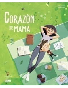 LIBRO ILUSTRADO SASSI MANOLITO BOOKS CORAZON DE MAMA 32 pag 5 años