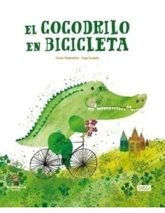 LIBRO ILUSTRADO SASSI MANOLITO BOOKS EL COCODRILO EN BICICLETA 32 pag 5 años