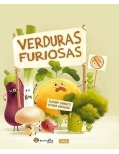 LIBRO ILUSTRADO SASSI MANOLITO BOOKS VERDURAS FURIOSAS 40 pag 5 años