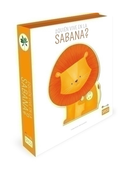 LIBRO MUSICAL SASSI MANOLITO BOOKS QUIEN VIVE EN LA SABANA 12 pag 2 años