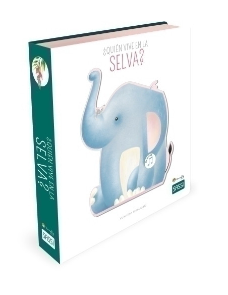 LIBRO MUSICAL SASSI MANOLITO BOOKS QUIEN VIVE EN LA SELVA 12 pag 2 años