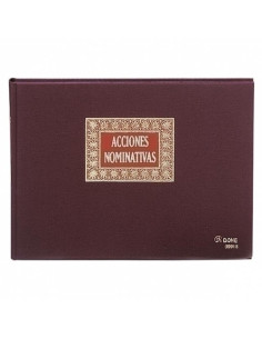 LIBRO REGISTRO SOCIOS DOHE F APAISADO 100H ACCIONES NOMINATIVAS