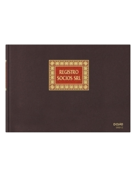 LIBRO REGISTRO SOCIOS DOHE F APAISADO 100H SRL