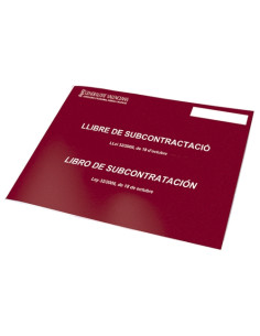 LIBRO SUBCONTRATACION DOHE NUEVO A4 APAISADO 10H VALENCIANOCASTELLANO