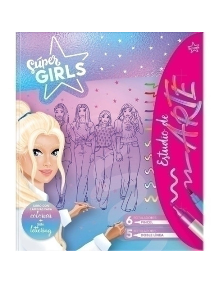 LIBRO SUPER GIRLS ESTUDIO DE ARTE