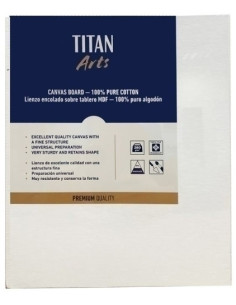 LIENZO TITAN TABLILLA ENTELADA DM ALGODON  12F 61x50 cm