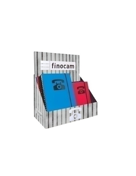 LISTIN TELEFONICO FINOCAM ESPIRAL EXPOSITOR de 17 8 uds10x15 y 9 udsA5