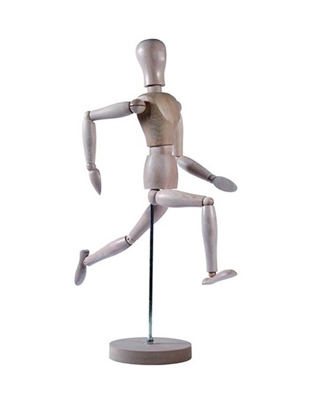 MANIQUI DE PINTURA ARTIST MADERA MASCULINO 20 cm