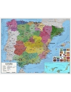 MAPA ERIK MURAL 40x50 cm  ESPAÑA