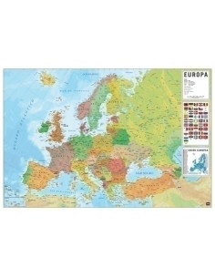 MAPA ERIK MURAL 61x915 cm FISICOPOLITICO EUROPA