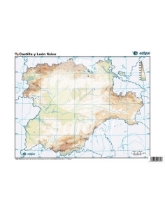 MAPA MUDO EDIGOL COLOR FISICO CASTILLA-LEON