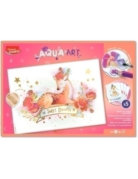 MAPED CREATIV AQUA ART SET LAPICES ACUARELABLES UTENSILIOS