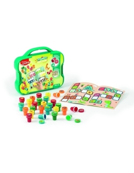 MAPED CREATIVE MALETIN DE 26 SELLOS DINOSAURIOS