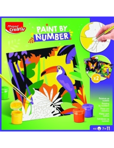 MAPED CREATIVE PINTA POR NUMERO LOROMARIPOSA