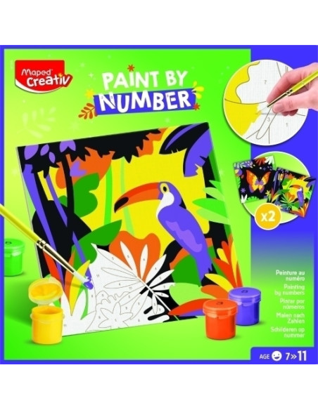 MAPED CREATIVE PINTA POR NUMERO LOROMARIPOSA