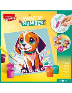 MAPED CREATIVE PINTA POR NUMERO PERROZORRO