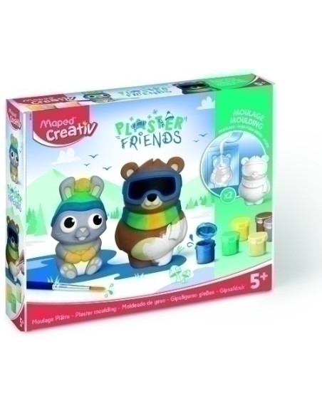 MAPED CREATIVE PLASTER FRIENDS YESO AMIGOS DEL INVIERNO