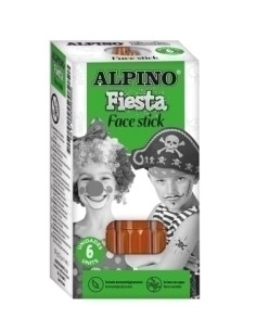 MAQUILLAJE ALPINO FIESTA FACE STICK BARRA de 5 gr MARRON