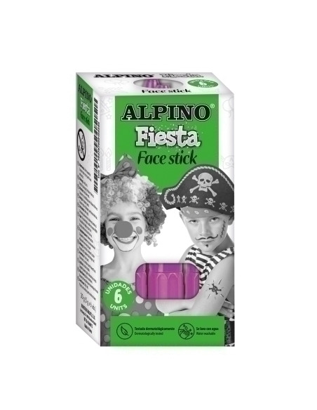 MAQUILLAJE ALPINO FIESTA FACE STICK BARRA de 5 gr VIOLETA