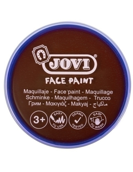MAQUILLAJE JOVI CREMA FACE PAINT BOTE de 20 ml CAJA de 5 MARRON