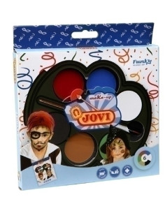 MAQUILLAJE JOVI FUNKY de 3 g PALETA de 6 COLORES