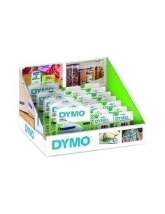 MAQUINA de ROTULAR DYMO MANUAL OMEGA EXPOSITOR DE 5 5x S0717940 MAQUINA OMEGA 16x S0847750 CINTA NEGRO AZUL Y ROJO BL3