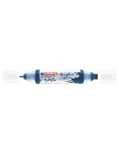 MARCADOR ACRYLIC EDDING 5400 3D DOBLE PUNTA 2-35-10 mm AZUL NOCHE