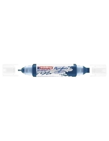MARCADOR ACRYLIC EDDING 5400 3D DOBLE PUNTA 2-35-10 mm AZUL NOCHE
