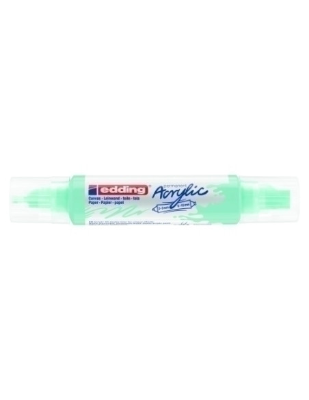 MARCADOR ACRYLIC EDDING 5400 3D DOBLE PUNTA 2-35-10 mm AZUL PASTEL