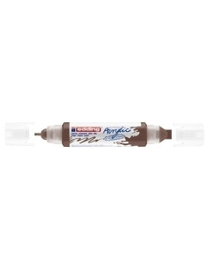 MARCADOR ACRYLIC EDDING 5400 3D DOBLE PUNTA 2-35-10 mm CHOCOLATE