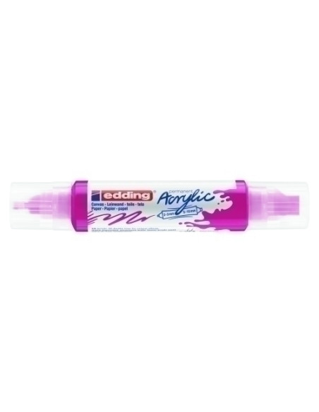 MARCADOR ACRYLIC EDDING 5400 3D DOBLE PUNTA 2-35-10 mm MAGENTA