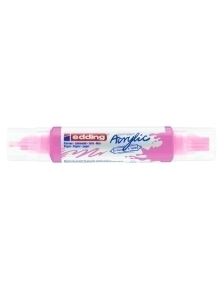 MARCADOR ACRYLIC EDDING 5400 3D DOBLE PUNTA 2-35-10 mm MALVA