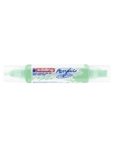 MARCADOR ACRYLIC EDDING 5400 3D DOBLE PUNTA 2-35-10 mm MENTA SUAVE