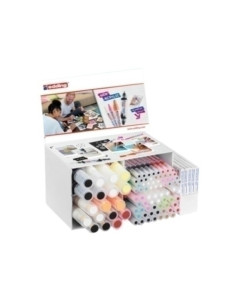 MARCADOR ACRYLIC EDDING SURTIDO EXPOSITOR de 90 SURTIDOS  5 BLOCS A6