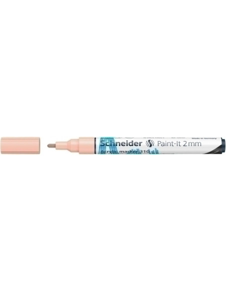 MARCADOR ACRYLIC SCHNEIDER PAINT-IT 310 CONICO 2 mm ALBARICOQUE
