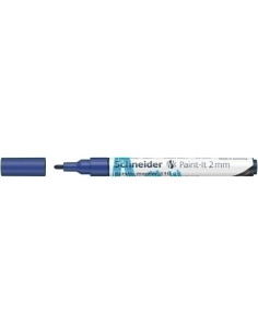 MARCADOR ACRYLIC SCHNEIDER PAINT-IT 310 CONICO 2 mm AZUL