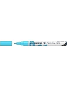 MARCADOR ACRYLIC SCHNEIDER PAINT-IT 310 CONICO 2 mm AZUL PASTEL