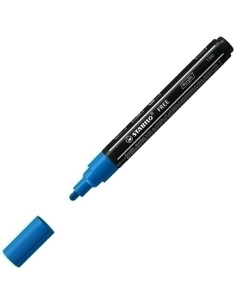 MARCADOR ACRYLIC STABILO FREE T300 ARTY LINE 2-3 mm AZUL OSCURO 732