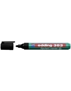 MARCADOR FLIPCHART EDDING 383 BISELADO NEGRO