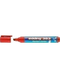 MARCADOR FLIPCHART EDDING 383 BISELADO ROJO