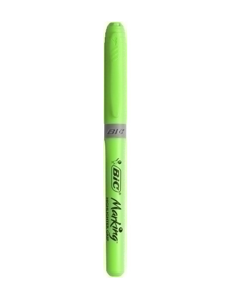 MARCADOR FLUOR BIC BRITE LINER GRIP VERDE