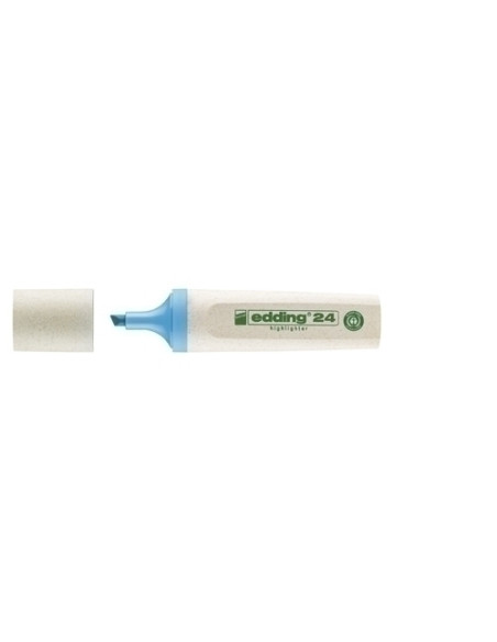 MARCADOR FLUOR EDDING 24 ECOLINE AZUL CLARO