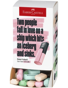 FABER CASTELL MARCADOR TEXTLINER SURTIDO PASTEL EXPOSITOR CARTÓN 60 UD