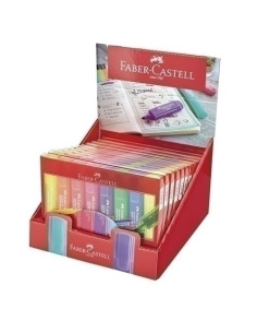 MARCADOR FLUOR FABER-CASTELL TEXTLINER 1546 ESTUCHE de 8 EXPOSITOR DE 11 10  1 SC