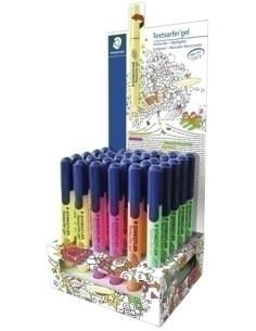 MARCADOR FLUOR GEL STAEDTLER 264 TEXTSURFER EXPOSITOR de 30